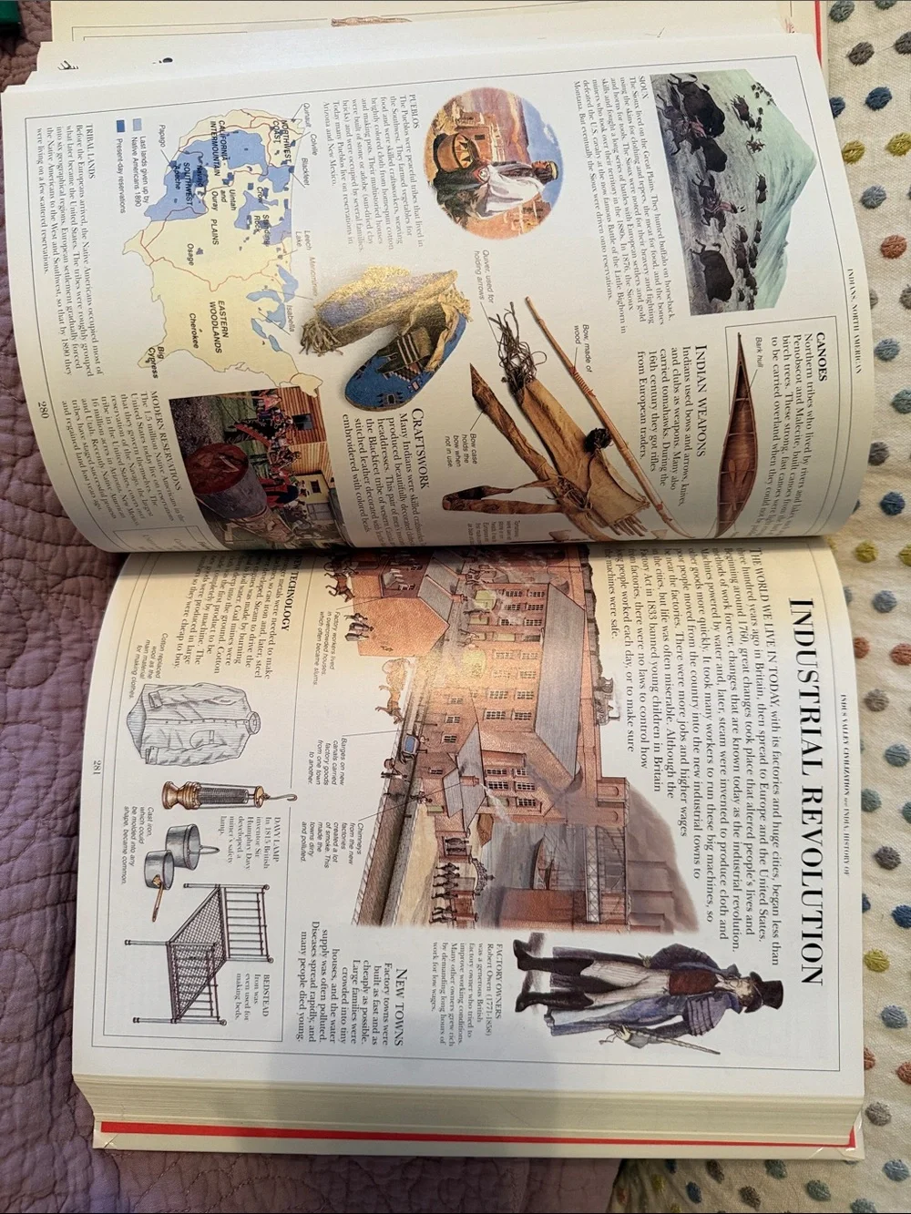 Children’s Reference Books - Insect World and Childrens World Encyclopedia.